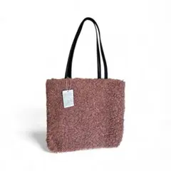 新品未使用！ピンクファートートバッグ