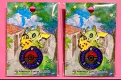 ロゴピンズ　セレビィ　ピカチュウ　ポケモンセンターナゴヤ　ポケセン　名古屋