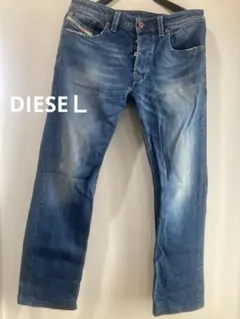Diesel デニムジーワイドストレートブルー