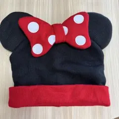 【Disney公式】ミニーマウス 耳付き帽子 58cm