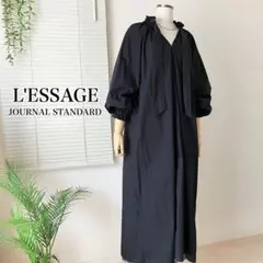 【2023SS】L'ESSAGE CPタンブラーワンピース 黒