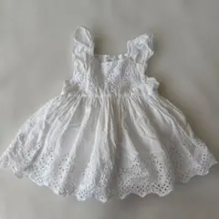 baby GAP ホワイトワンピース 6-12ヶ月