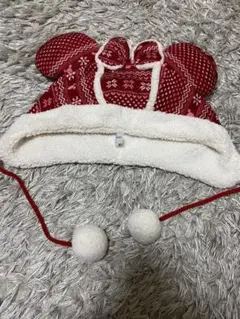 ミニー　ファンキャップ　ノルディック柄　赤