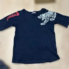 HABU BOX KIDS 虎柄 Tシャツ 130cm 濃紺のサムネイル