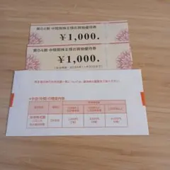 コジマ 株主優待券 ¥2,000