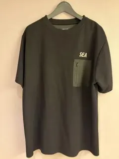 XLサイズ・WIND AND SEA Tシャツ ブラック