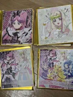 キミとアイドルプリキュア展 色紙　4種　コンプリート