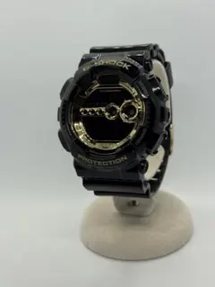 美品カシオ　G-SHOCK GD-100GB（ブラック×ゴールド系）