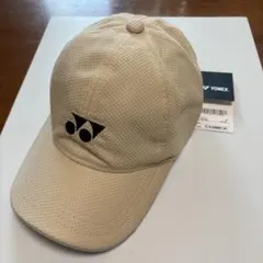 新品 YONEX ユニメッシュキャップ 40106 ベージュ