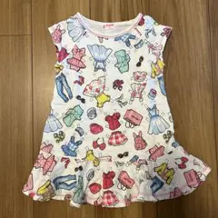 mezzo piano 半袖ワンピース