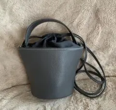 ayako シルバー巾着型ショルダーバッグ Pottery Bag/SILVER - メルカリ