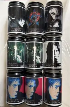 氷室京介 オリジナルラベル缶 5種類5本セット アクリルキーホルダー付
