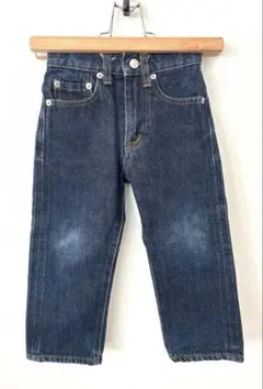 SHIPS KIDS ダークデニム ストレートパンツ　90