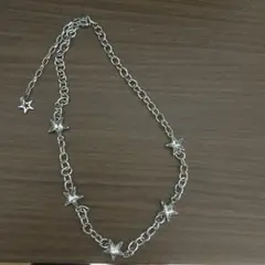 星型チャーム シルバーチェーンネックレス