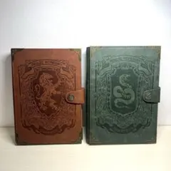 A5 8穴リングバインダー レザー調 2冊セット 未使用