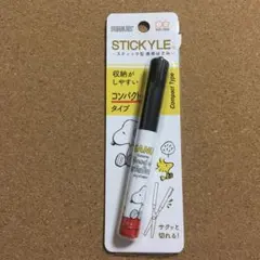 スティック型はさみ☆スヌーピー＆ウッドストック☆黒ハンドルのサムネイル