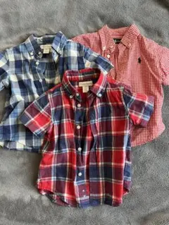 ラルフローレン チェックシャツ3枚