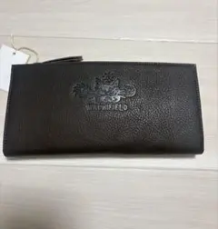 WACHIFIELD 長財布 天然皮革 ダークブラウンのサムネイル