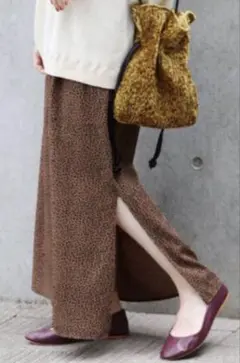 【JOURNAL STANDARD ＋e】レオパードプリントスカート　ヒョウ柄