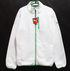 PUMA プーマ 定価1.4万円 XL 新品 ゴルフ 防寒フリースジャケット 白