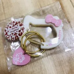 新品未使用 ハローキティ カラビナ キーホルダー サンリオ