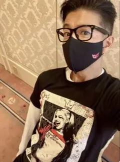 男女兼用　映画『スーサイド・スクワッド』ハーレイ・クインTシャツ　キムタク着用