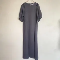 【美品】Blue Strive グレー 【M】カットソーロングワンピース