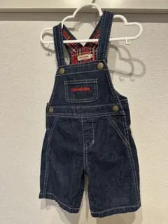 miki HOUSE デニムオーバーオール 80