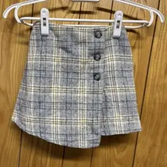 キッズ チェック柄 ショートパンツ　150