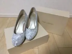 お値下げしました♪ブライダルシューズ パーティー用パンプスにも♪23.5cm