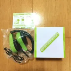 進研ゼミ　ベネッセ　ヘッドフォンレインボー　グリーンのサムネイル