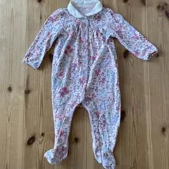 6-9m babyGAP 花柄ロンパース