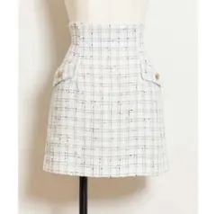 タグ付き NOELA ツイードミニスカート ノエラ