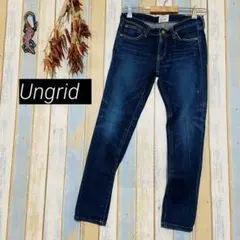 【Ungrid】スキニーデニム ローウエスト　スリムフィット　脚長効果　Mのサムネイル