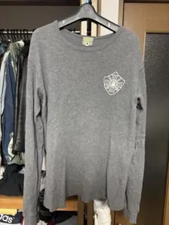 A BATHING APE ワッフル長袖カットソー グレー M サーマル　00sのサムネイル