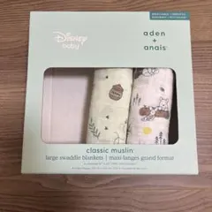 Disney baby aden + anais おくるみ 2枚セット