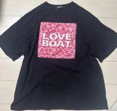 LOVE BOAT 期間限定商品 平成ギャル ピンク ヒョウ柄 Tシャツのサムネイル