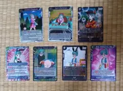 ドラゴンボール　カードダス　ブルマ　海外製　7枚セット