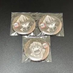 我妻善逸　お楽しみくじ　三期　3期　缶バッジ　3点セット　鬼滅の刃