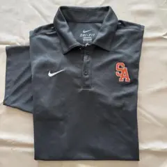 メンズNike DRI-FIT ポロシャツ SAロゴ付きUSサイズS大きめ