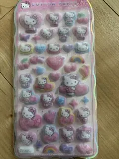 コットンパフィーシール　キティ（正規品）