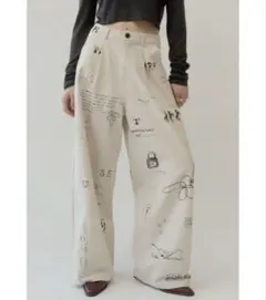 Knuth Marf high waist tattoo pants xs - メルカリ