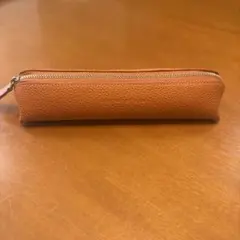 SMYTHSON ブラウン レザー ペンケース - メルカリ