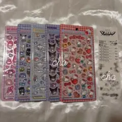 【正規品】ボンボンドロップシール サンリオ 第二弾 5枚セット