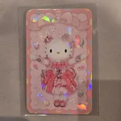 キティ　ハローキティ　モーニング　ノベルティ　カード　ピューロランド