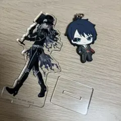 ツイステ　デュース・スペード　アクリルスタンドラバーストラップ　2点セット