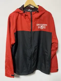 KING OF SPORTS ナイロンジャケット 赤/黒