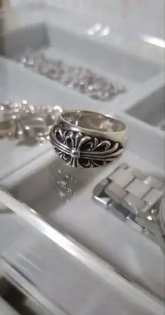 Chrome Hearts クロムハーツ フローラルクロスリング 13号 - メルカリ