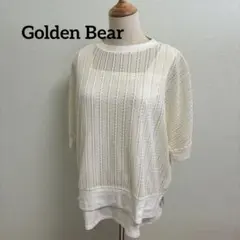 ゴールデンベア　レイヤード風 半袖ニットのサムネイル