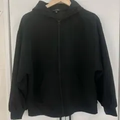 しまむら レディース ジップアップパーカー ブラック M